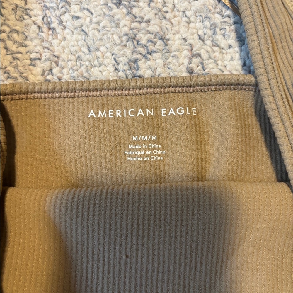 Women's Tan Ribbed Tank Top - Picture 3 of 4